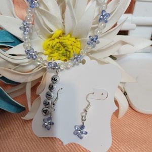 Bracelet and earrings set